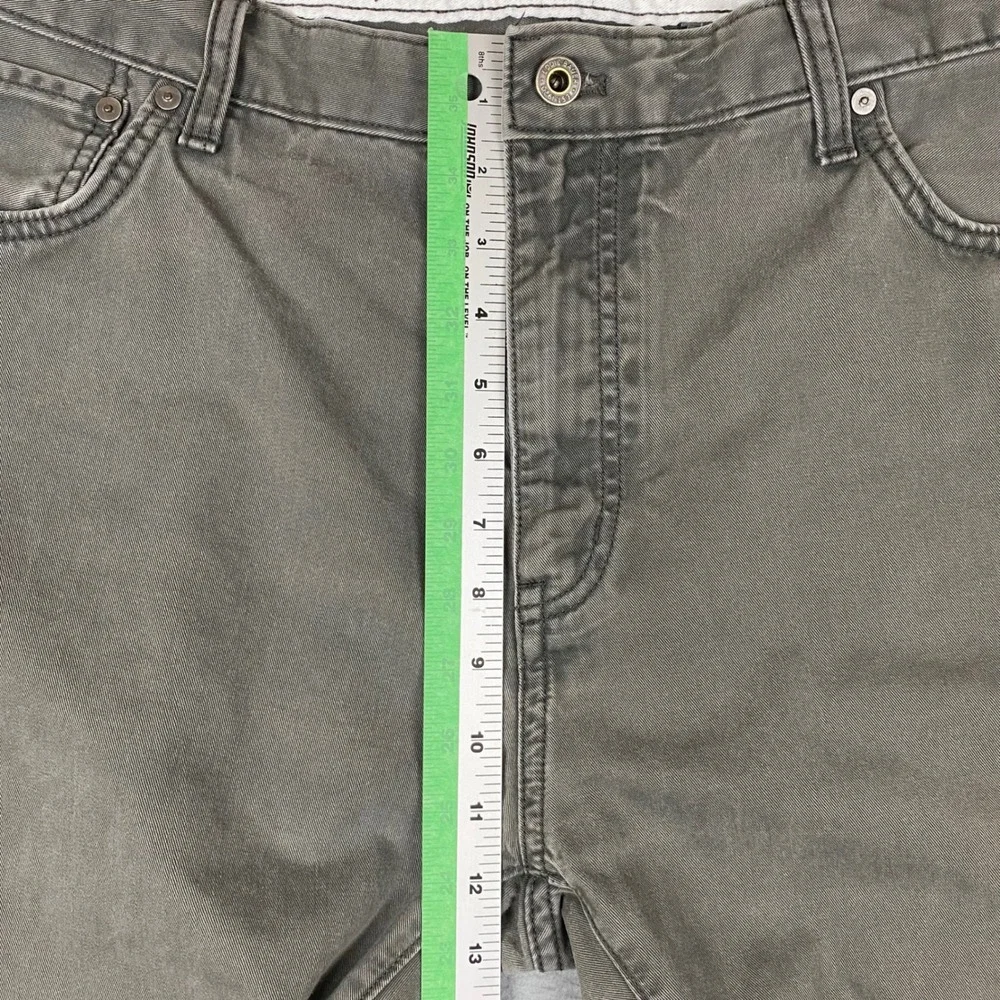 Eddie Bauer Legendwash Straight Fit Cotton Pants Mens 40 Gray Specially Dyed